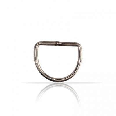 ANILLA MEDIO PUNTO 25X3,5MM SOLDADA ZINC