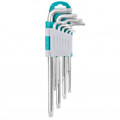 JUEGO 9 LLAVES TORX INVIOLABLE Cr-V TOTAL