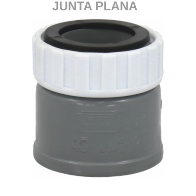 ENLACE PVC MIXTO 40X11/2" JUNTA PLANA