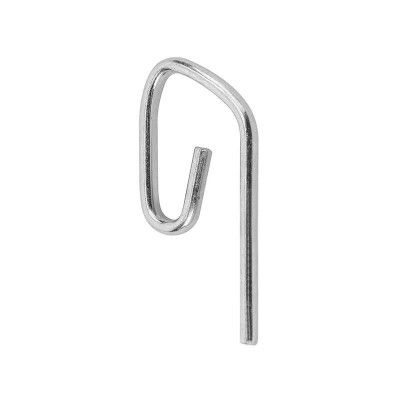 GARFIO FRUNCIR CORTINA METÁLICO ZINC 25UDS