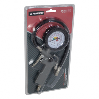 INFLADOR CON MANÓMETRO 0-10B 1/4" MADER TG60