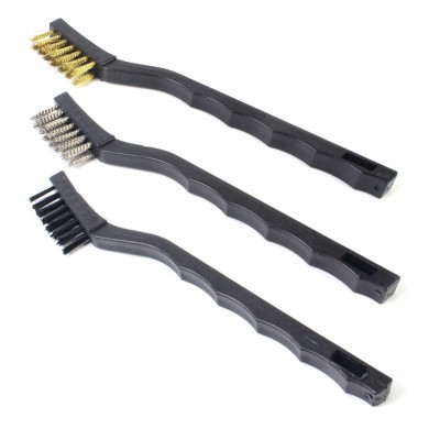 JUEGO 3 CEPILLOS ALAMBRE 180MM SINDEX