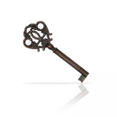 LLAVE ARMARIO 42MM ARTÍSTICA CUERO