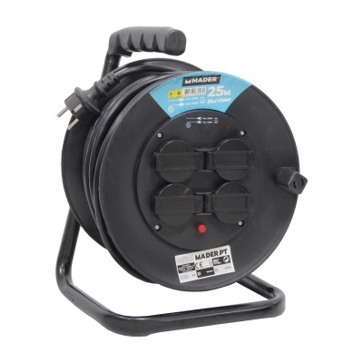 ENROLLACABLE 25M 3GX1,5MM 4 TOMAS IP44 MADER