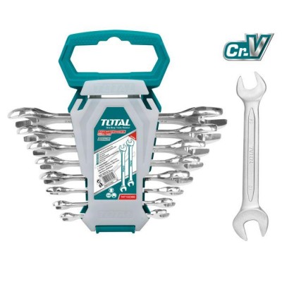 JUEGO 8 LLAVES FIJAS 6-22MM Cr-V TOTAL THT102386