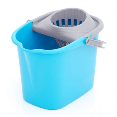 CUBO FREGONA RECTANGULAR 16L PLASTIKEN NATURE CELESTE