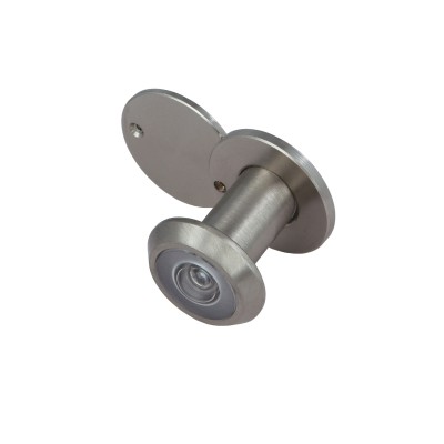 MIRILLA PUERTA Ø14MM 25-42MM LATÓN CROMO MATE