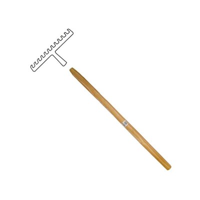 MANGO MADERA RASTRILLO JARDÍN Ø28X1200MM