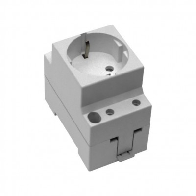 BASE ENCHUFE SCHUKO CARRIL DIN 16A 250V SOLERA 99
