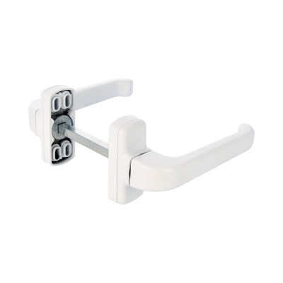 JUEGO MANILLAS ALUMINIO PUERTA EPSILON BLANCA AMIG