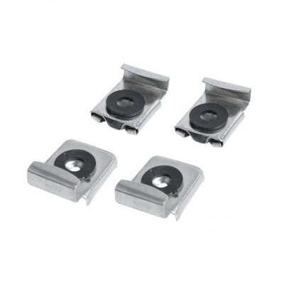 JUEGO SOPORTE ESPEJO EXTENSIBLE CROMO