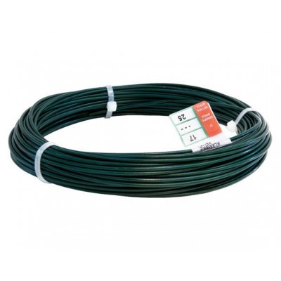 ALAMBRE PLASTIFICADO VERDE Nº17 ROLLO 20M