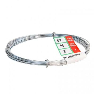 ALAMBRE GALVANIZADO Nº12 50G 1,8MMX2M