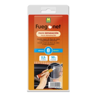 PACK REPARACIÓN FUEGONET Ø8X2,5M CORDÓN + ADHESIVO MASSÓ