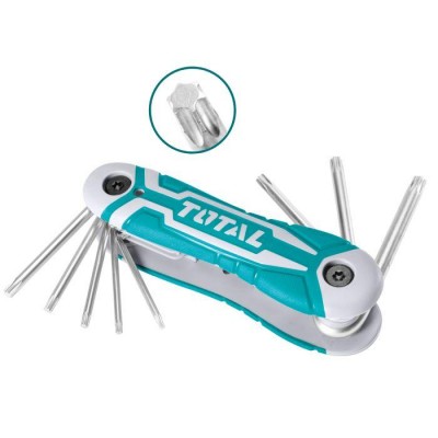 JUEGO 8 LLAVES TORX T9-T40 CR-V TOTAL THT1061846