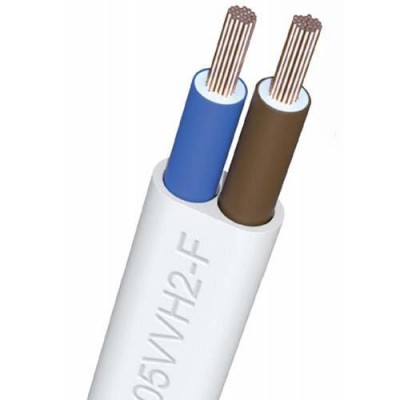 CABLE MANGUERA PLANA 2X0,75MM BLANCO (€/M)
