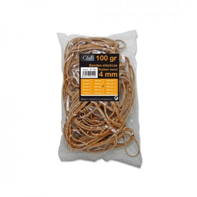 GOMILLA CAUCHO 100X4MM BOLSA 100G
