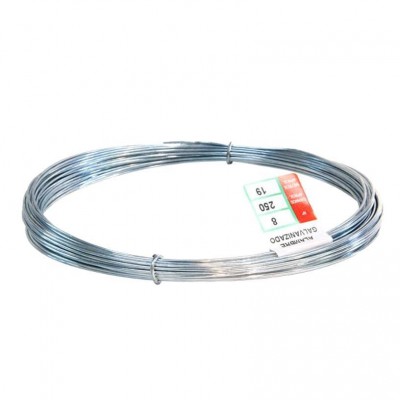 ALAMBRE GALVANIZADO Nº16 250G 2,6MMX5M