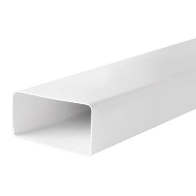 TUBO PVC VENTILACIÓN 150X75MM 1,5M BLANCO