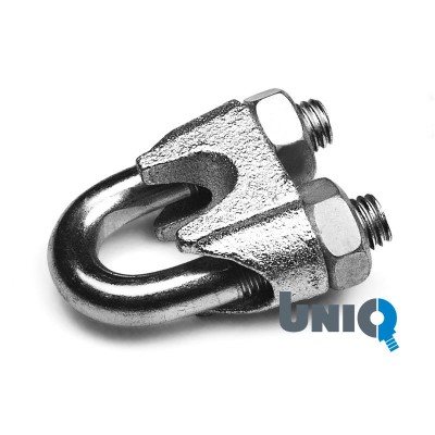 PERRILLO SUJETACABLE Ø10MM M8 DIN 741 GALVANIZADO