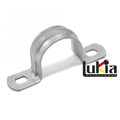 GRAPA METÁLICA PUENTE 2 PATILLAS 25MM ZINC