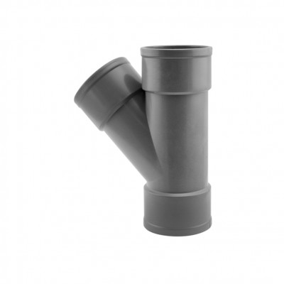 DERIVACIÓN SIMPLE "Y" PVC 45º H-H-H 32MM