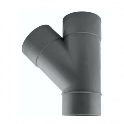DERIVACIÓN SIMPLE "Y" PVC 45º M-H-H 90MM