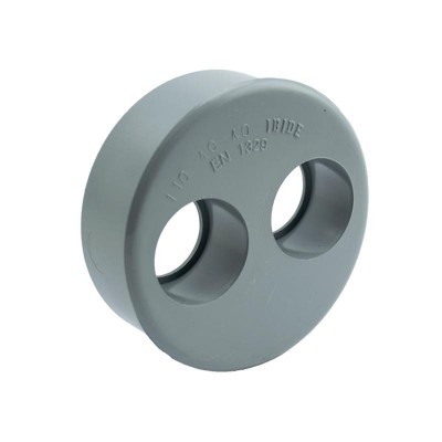 TAPÓN PVC REDUCCIÓN DOBLE 110X40-40MM MACHO-HEMBRA