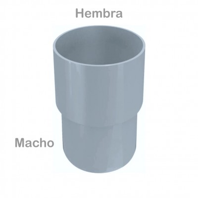 REDUCCIÓN PVC HEMBRA-MACHO 110-90MM