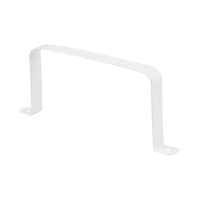 ABRAZADERA RECTANGULAR PLANA PVC VENTILACIÓN 110X55MM BLANCO