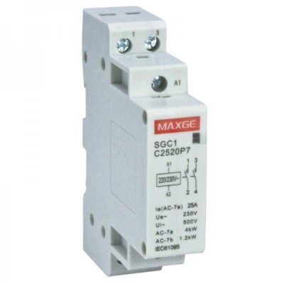 CONTACTOR 2 POLOS 25A 220V MAXGE EPC1-C2520-P7