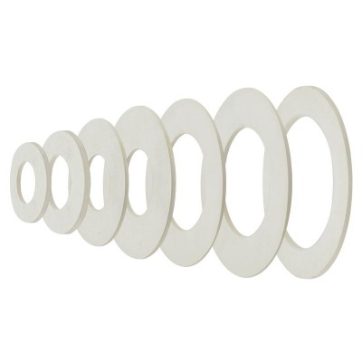 JUNTA GOMA PLANA 1 1/4" BLANCA 40X70MM
