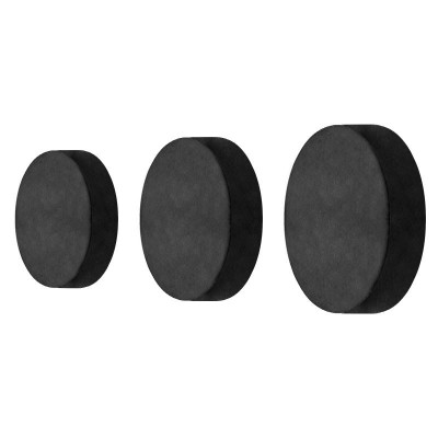SOLETA GRIFO CIEGA GOMA NEGRA Ø16MM