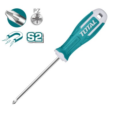 DESTORNILLADOR PZ2 X 100MM MAGNÉTICO TOTAL THT26