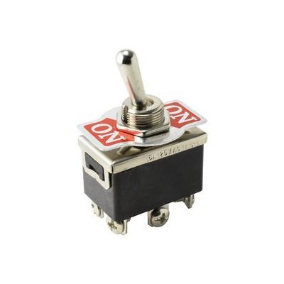 CONMUTADOR PALANCA UNIPOLAR 10A/250V ON-ON