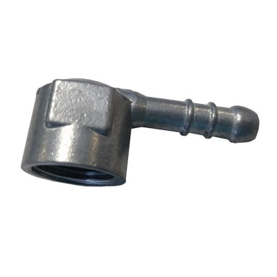 RACOR COCINA GAS H1/2" X ESPIGA 10MM ACODADA 90º