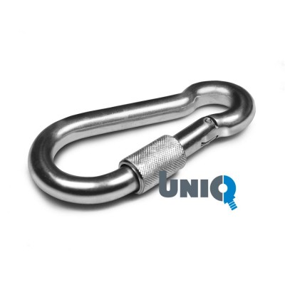 MOSQUETÓN BOMBERO CON SEGURO 9X90MM DIN 5299 ZINC