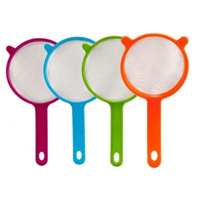 COLADOR ALUMINIO MANGO PLÁSTICO Ø16CM