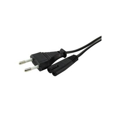 CABLE CONEXIÓN DOBLE GUÍA 2X0,75MM 1,5MT NEGRO