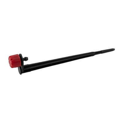 GOTERO REGULABLE 0-70 L/H CON ESTACA ROJO