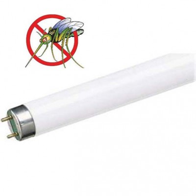 TUBO FLUORESCENTE LUZ ACTÍNICA MATA INSECTOS T8 10W