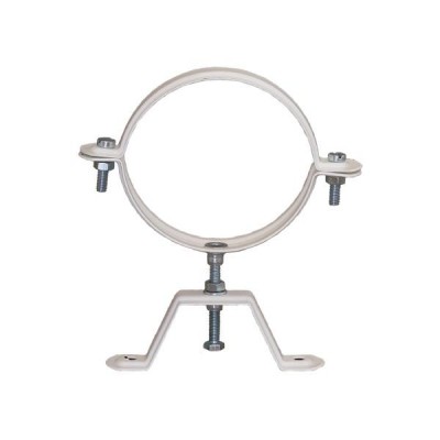 ABRAZADERA METAL TUBO GAS ALUMINIO Ø125MM AJUSTABLE