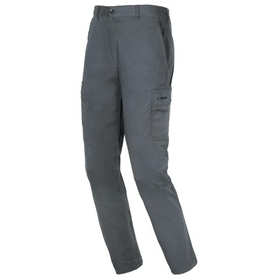 PANTALÓN ALGODÓN EASY STRETCH GRIS TALLA M