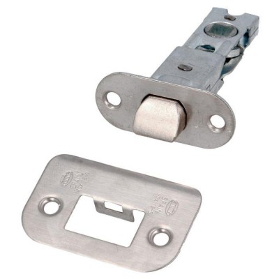 PICAPORTE 60MM CANTO REDONDO INOXIDABLE MOD.9