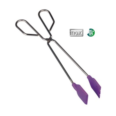 PINZA INOXIDABLE 30CM PUNTAS SILICONA LIFESTYLE