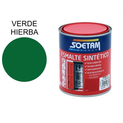 SOETAM ESMALTE SINTÉTICO VERDE HIERBA BRILLANTE 250ML