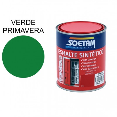 SOETAM ESMALTE SINTÉTICO VERDE PRIMAVERA BRILLANTE 250ML