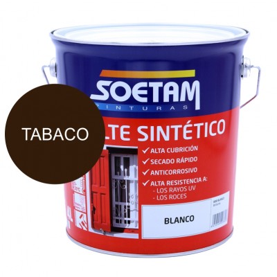 SOETAM ESMALTE SINTÉTICO TABACO BRILLANTE 4L