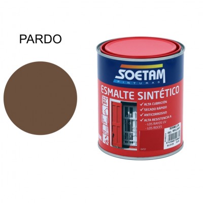 SOETAM ESMALTE SINTÉTICO PARDO BRILLANTE 250ML