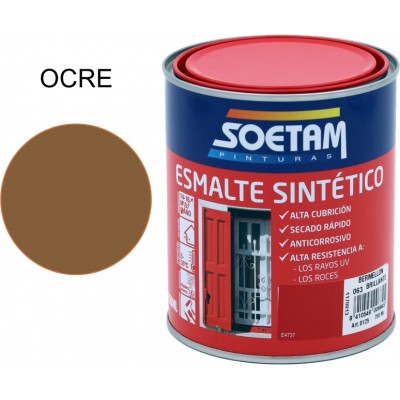 SOETAM ESMALTE SINTÉTICO OCRE BRILLANTE 750ML